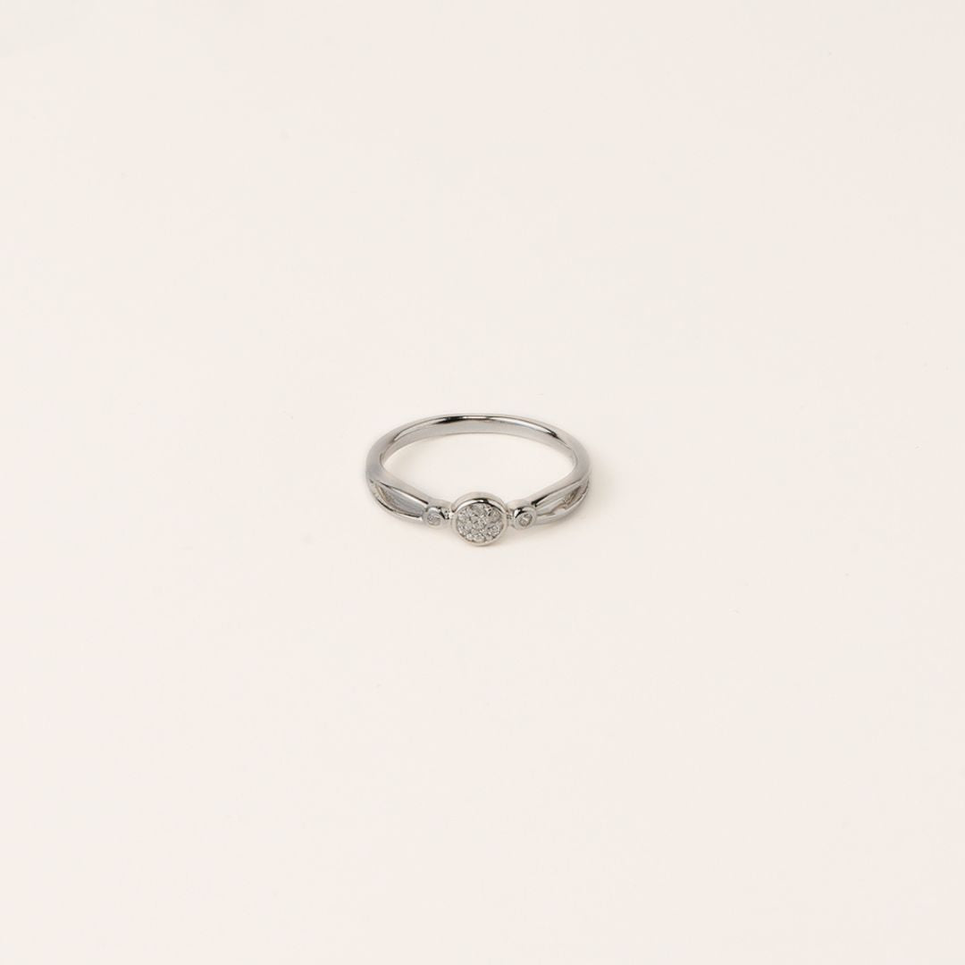 Silver Stardust Bloom Ring