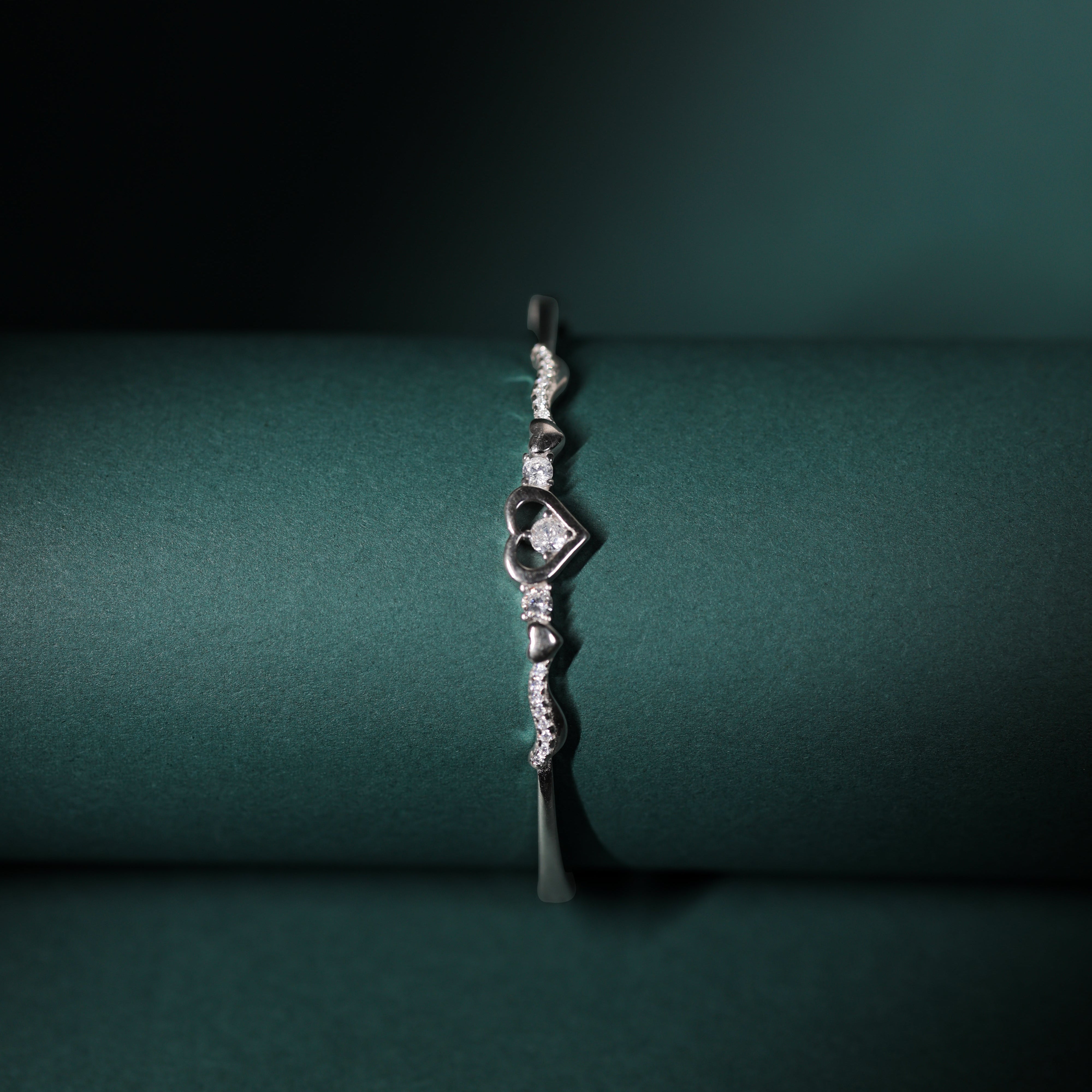 Stone Charmer Sterling Silver Bracelet