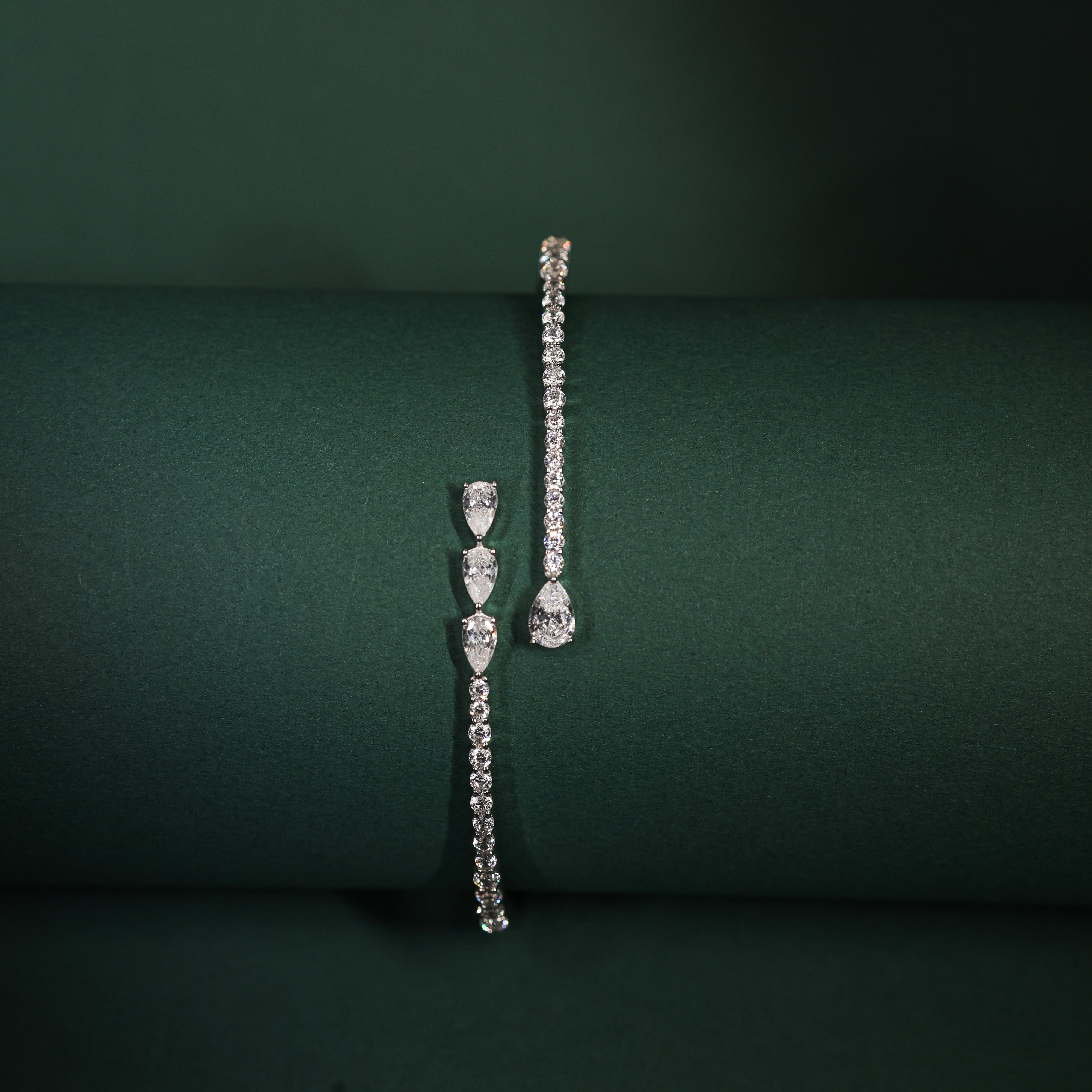 Edge & Grace Crossover Sterling Silver Bracelet