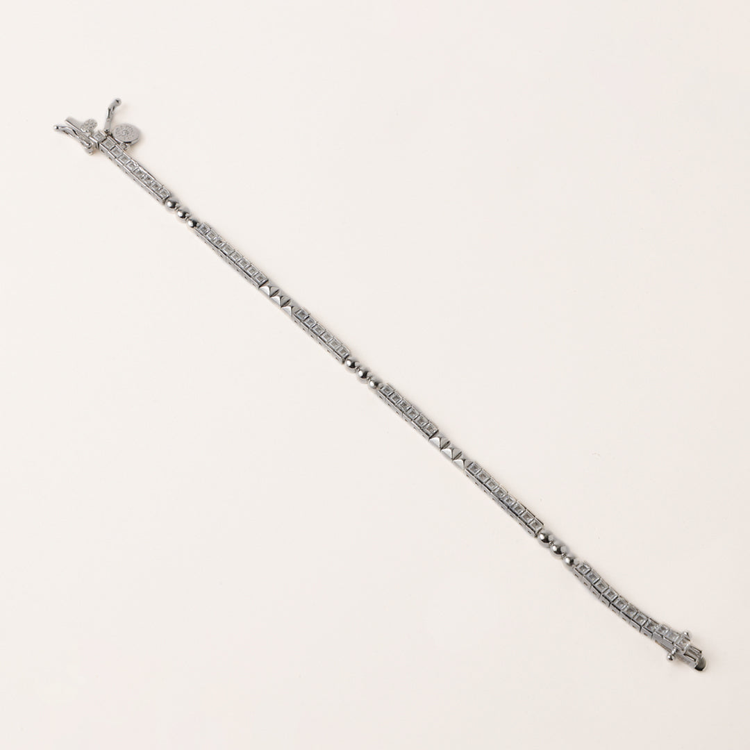 Radiant Streamline Sterling Silver Bracelet