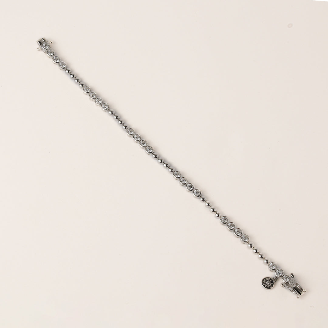 Eternal Sparkle Sterling Silver Bracelet